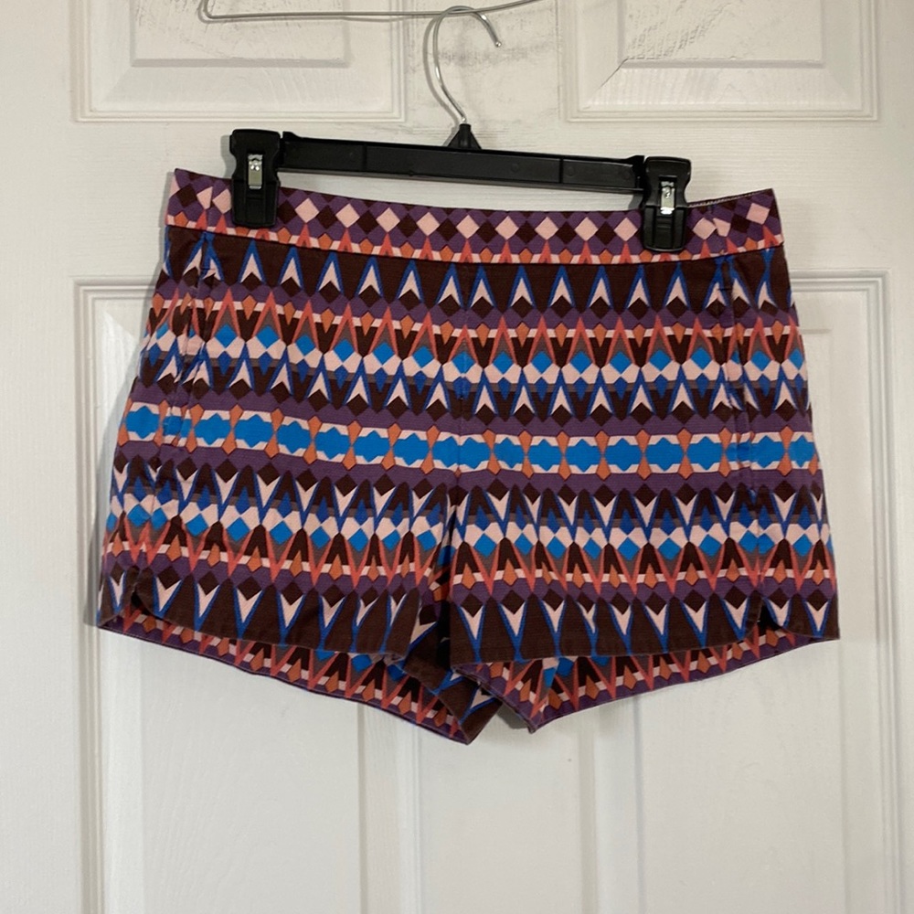 𝅺j. Crew Cotton Pique Short in Gemstone Print 4